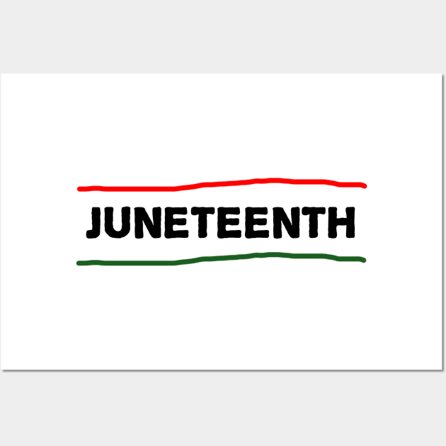 Juneteenth independence day Wall Art by merysam